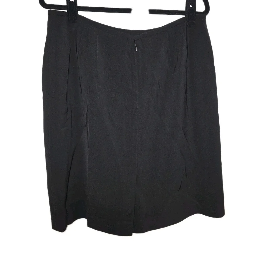 🧥 Kasper A.S.L. Petite 2-Piece‎ Skirt Suit Taupe/Black Trim Career 14P 🖤